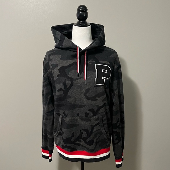 Polo Ralph Lauren Black Camo Classic Fit Hoodie - Picture 1 of 9